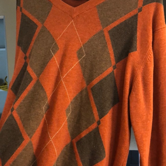 Brand New Roundtree & Yorke Orange Sweater - Picture 5 of 5